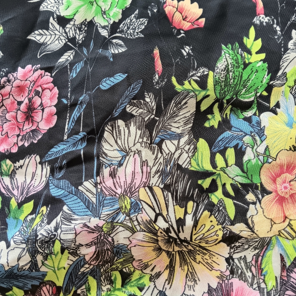 Floral Black Maxi Dress - Picture 8 of 16